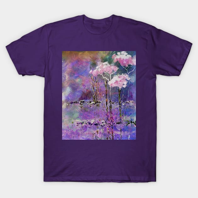 The Souls of Trees Behind Winter T-Shirt by MONLart